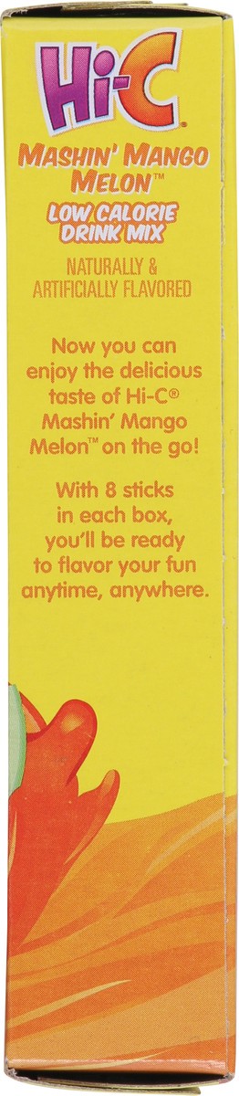 slide 8 of 13, Hi-C Low Calorie 8 Singles To Go Mashin' Mango Melon Drink Mix - 8 ct, 8 ct