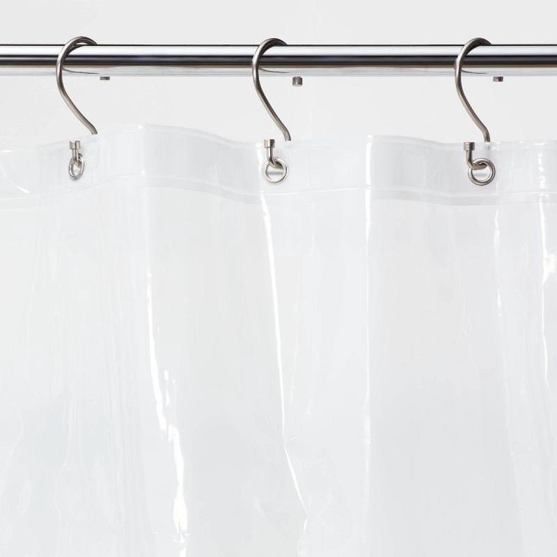 slide 3 of 4, PEVA Heavy Weight Shower Liner Clear - Made By Design™, 1 ct