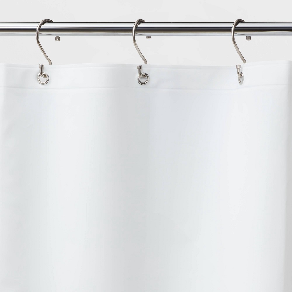 slide 3 of 4, PEVA Heavy Weight Shower Liner White - Made By Design, 1 ct