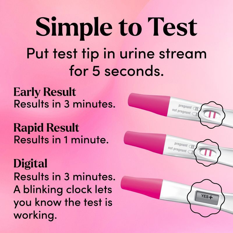 slide 5 of 10, First Response Triple Check Pregnancy Test - 3ct, 3 ct