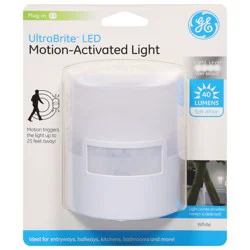 GE UltraBrite Plug-In Motion Activated Soft White LED Light 1 ea