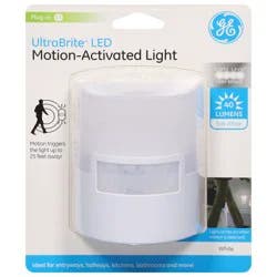 GE UltraBrite Plug-In Motion Activated Soft White LED Light 1 ea