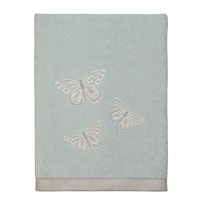 slide 1 of 1, Avanti Butterflies Bath Towel - Aqua, 1 ct