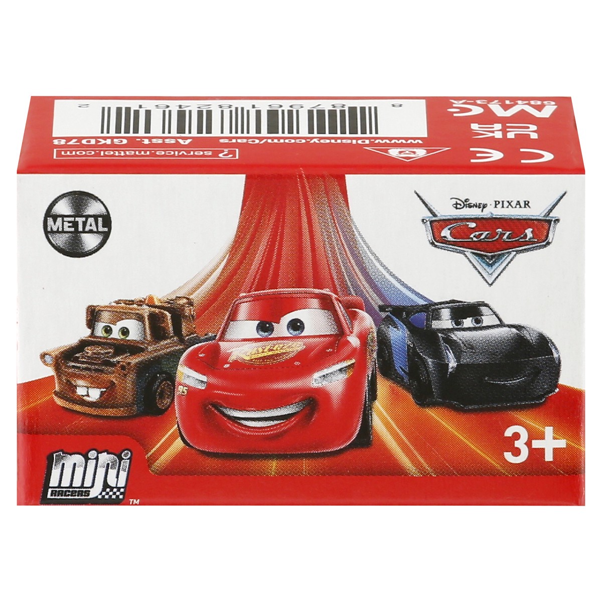 slide 1 of 9, Cars Mini Racers Metal Toy 1 ea, 1 ct