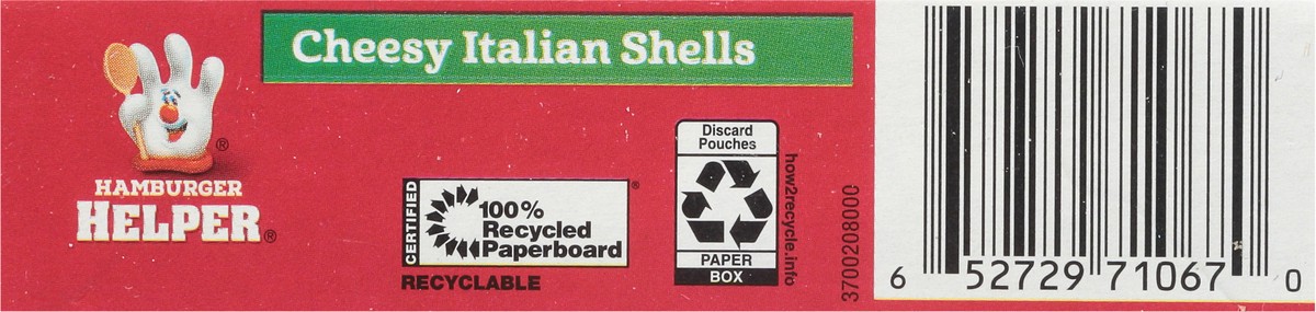 slide 13 of 14, Hamburger Helper Cheesy Italian Shells Pasta & Sauce Mix 6.1 oz, 6.1 oz