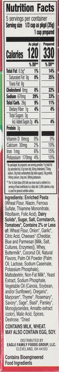 slide 4 of 14, Hamburger Helper Cheesy Italian Shells Pasta & Sauce Mix 6.1 oz, 6.1 oz
