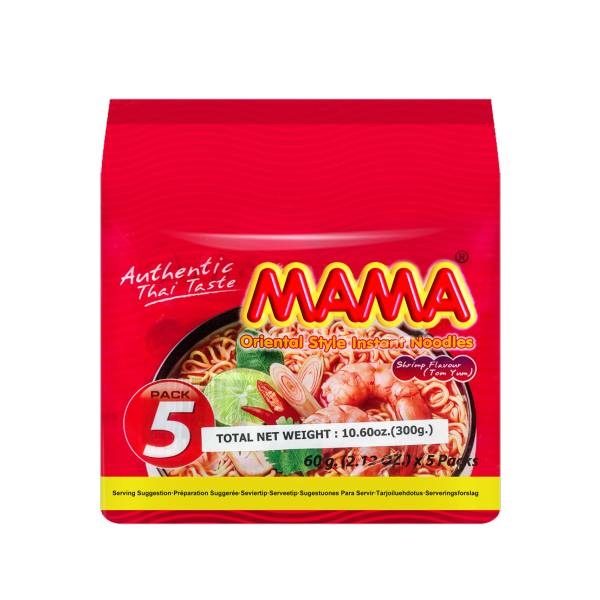 slide 1 of 1, Mama Shrimp Tom Yum Flav Noodles, 10.6 oz