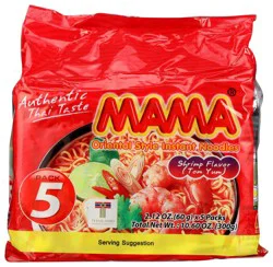 Mama Oriental Style Shrimp Flavor Instant Noodles 5 - 2.12 oz Packs