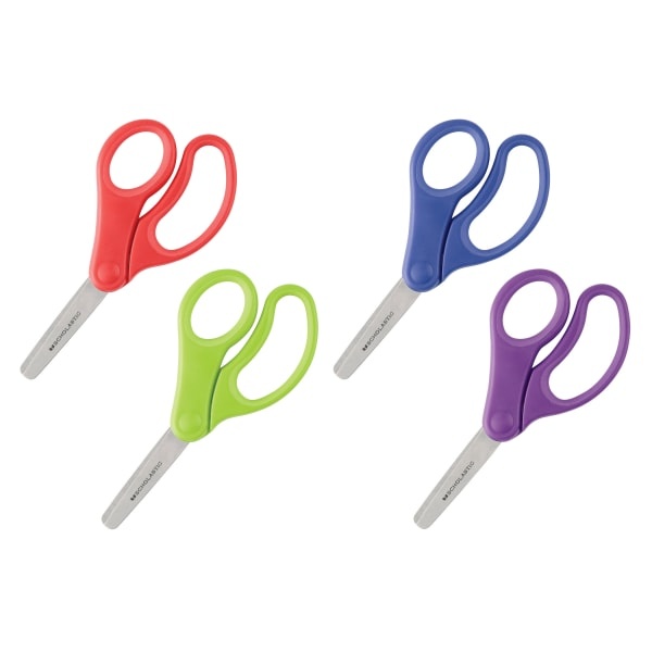 slide 1 of 6, Scholastic Kids Scissors, 5'', Blunt, Assorted Colors, 1 ct