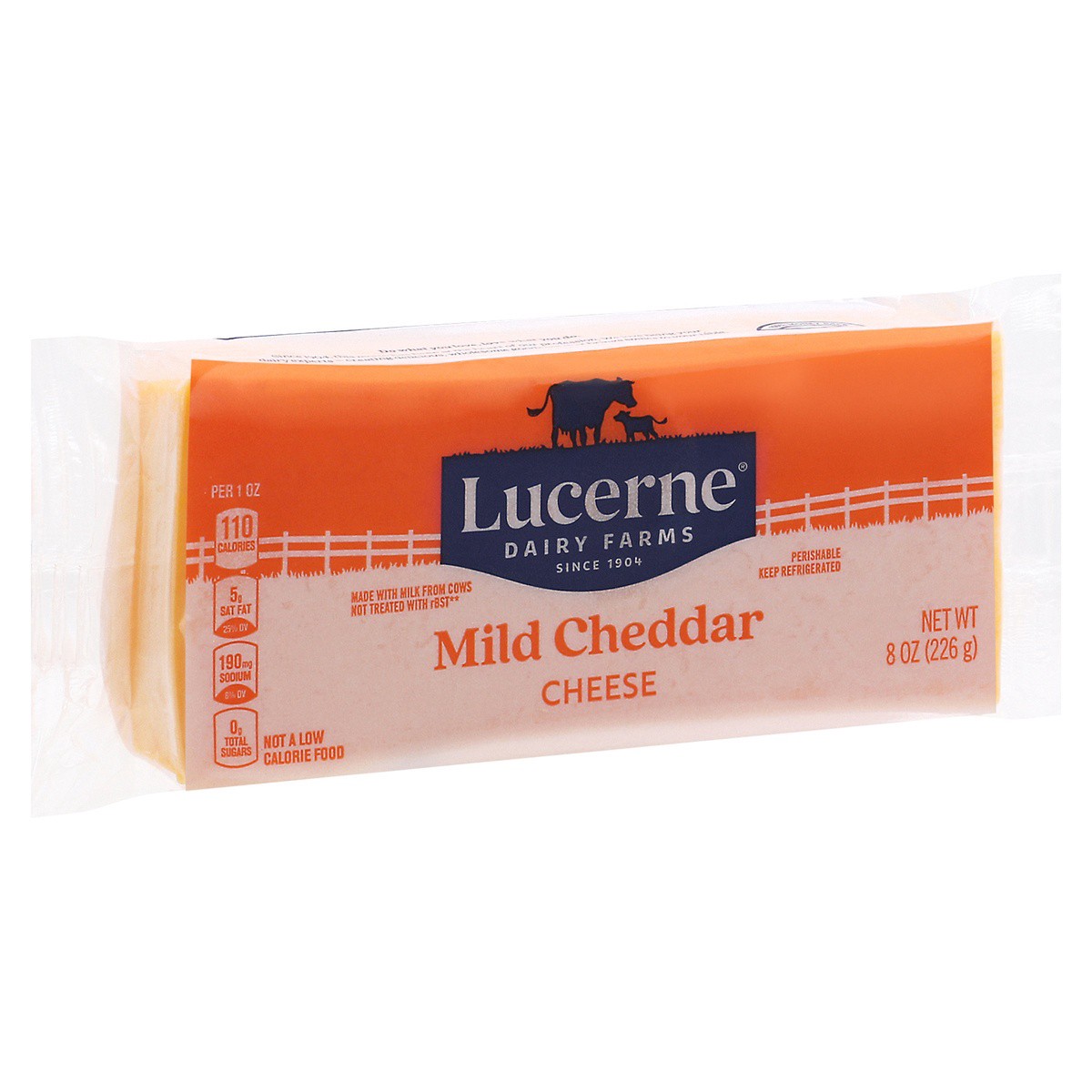 slide 3 of 9, Lucerne Dairy Farms Lucerne Cheese Mild Cheddar - 8 Oz, 8 oz