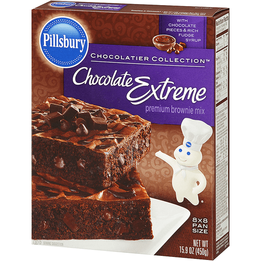 slide 3 of 3, Pillsbury Chocolatier Collection Fudge Supreme Brownie Mix, Chocolate Extreme, 15.9 oz