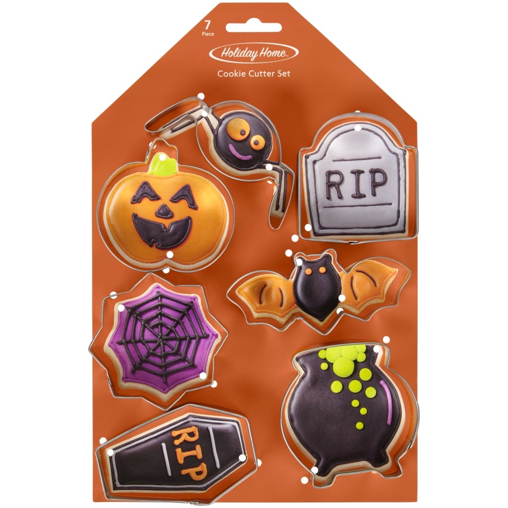 slide 1 of 1, Holiday Home Halloween Cookie Cutter Set, 7 ct