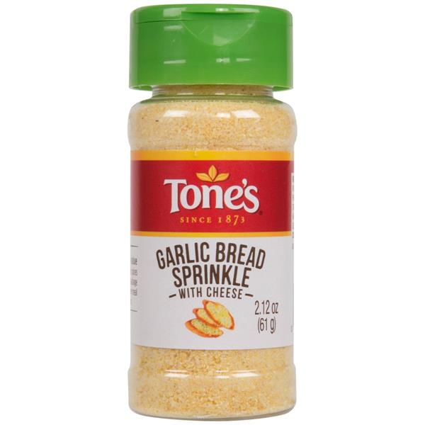 slide 1 of 1, Tone's Garlic Bread Sprinkle With Cheese Shaker, 2.12 oz