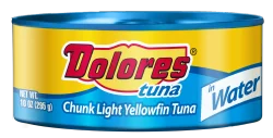 Dolores Chunk Light Yellowfin Canned Tuna In Water