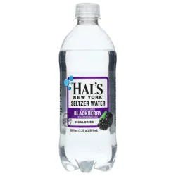 Hal's New York 0 Calories Blackberry Seltzer Water 20 fl oz