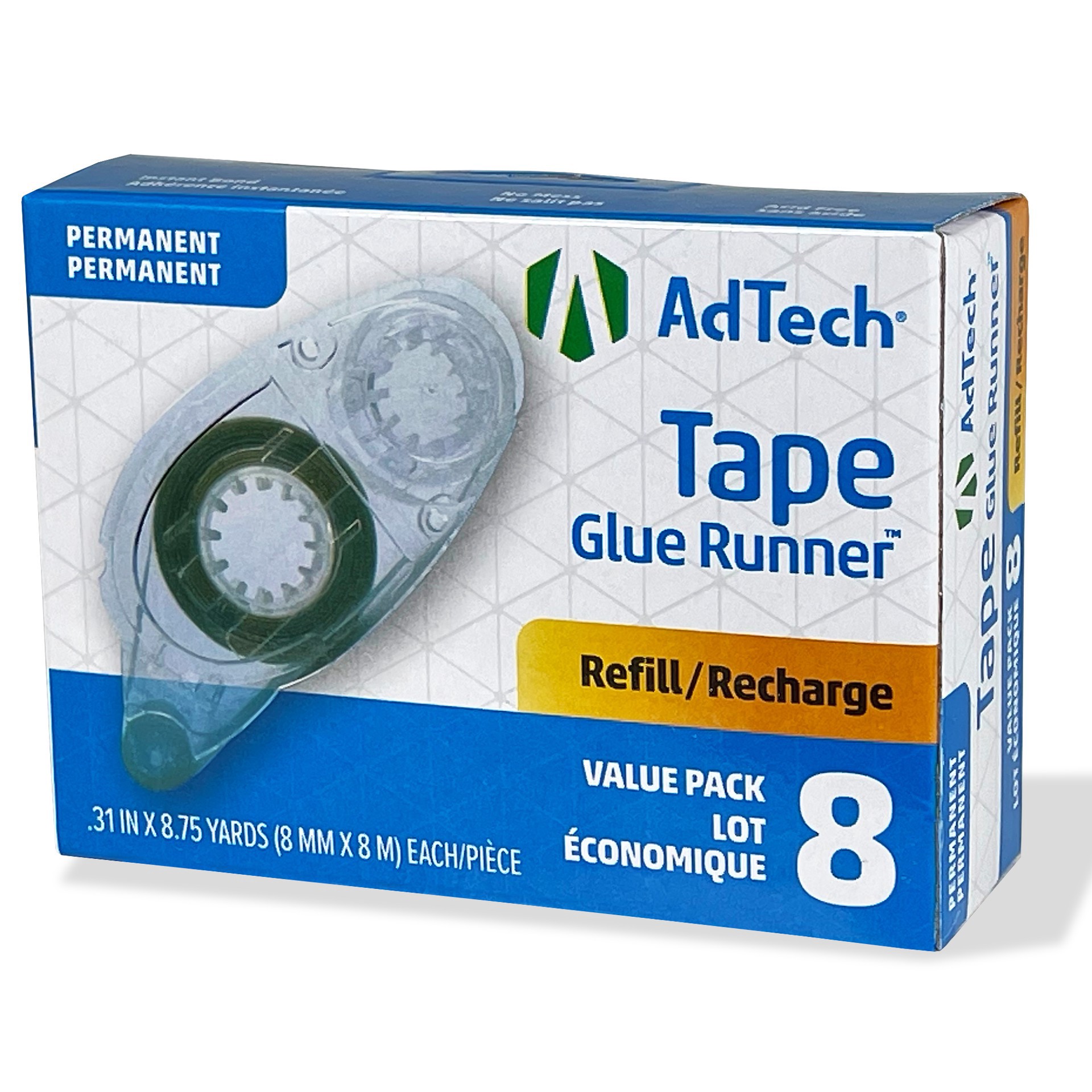 slide 3 of 5, Adtech Crafter's Tape Refills Value 8 Pack, 8 ct
