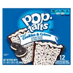 Pop-Tarts Kellogg's Pop-Tarts Frosted Cookies & Creme Pastries
