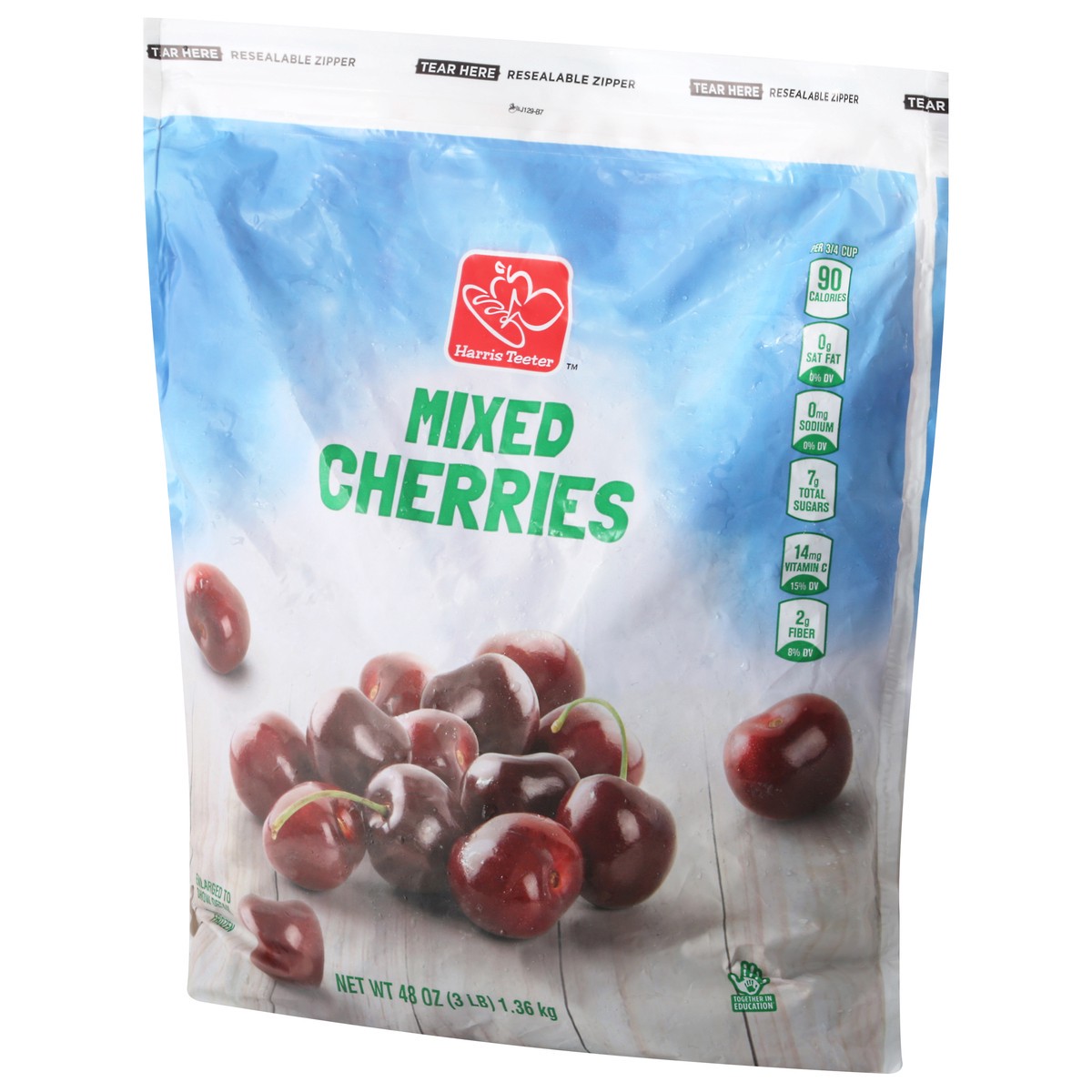 slide 4 of 9, Harris Teeter Mixed Cherries, 1 ct
