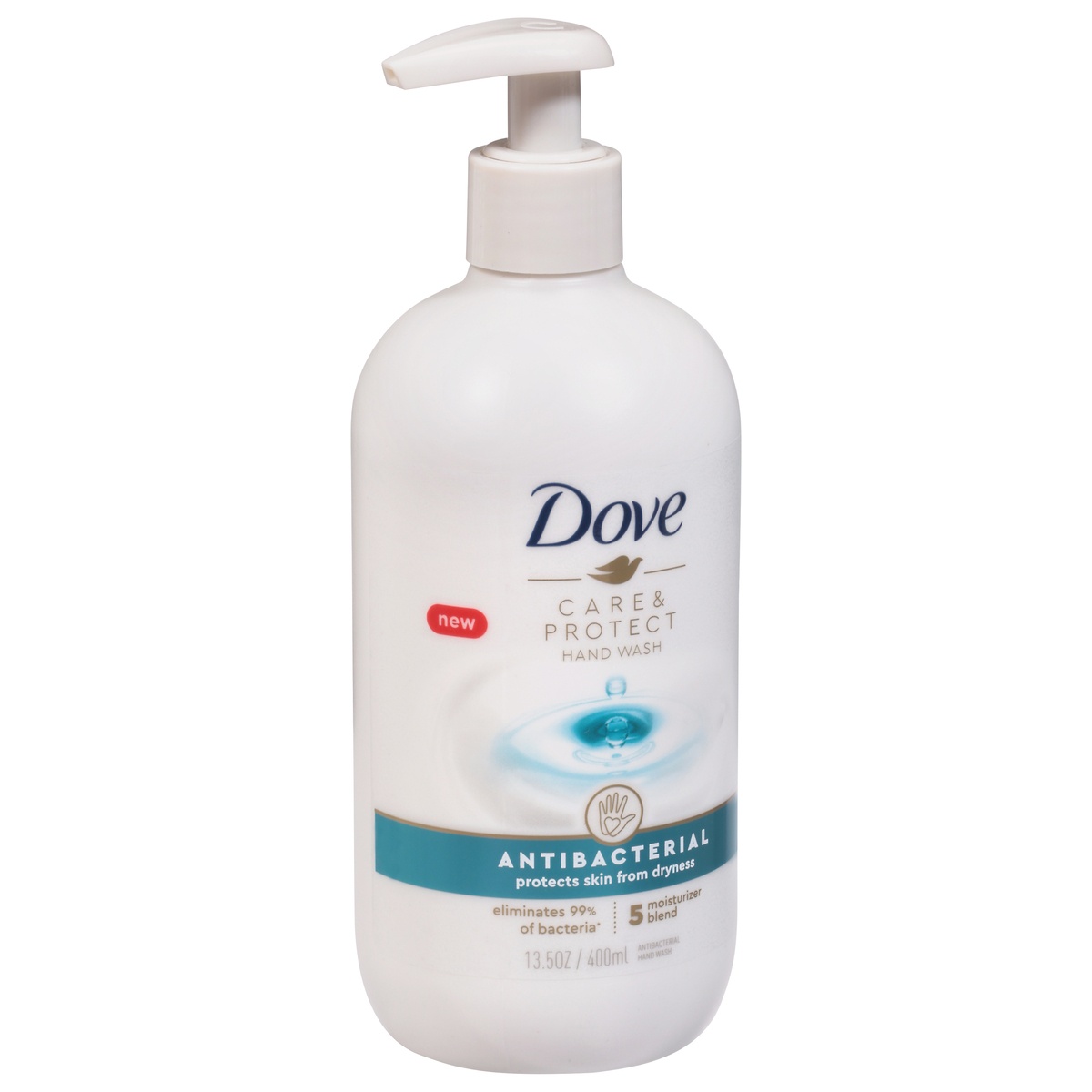 slide 2 of 9, Dove Care & Protect Hand Wash Antibacterial, 13.5oz, 13.5 fl oz