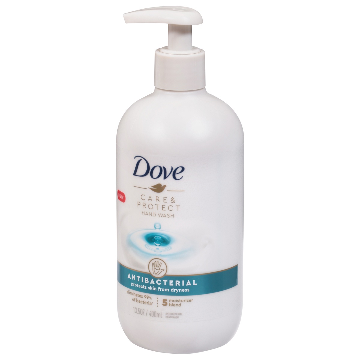 slide 3 of 9, Dove Care & Protect Hand Wash Antibacterial, 13.5oz, 13.5 fl oz