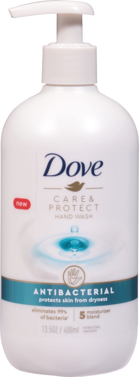 slide 6 of 9, Dove Care & Protect Hand Wash Antibacterial, 13.5oz, 13.5 fl oz