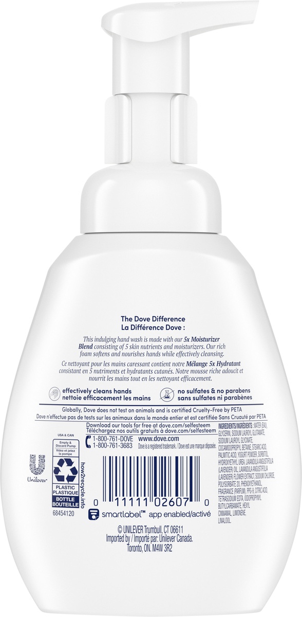 slide 3 of 3, Dove Nourishing Foaming Hand Wash Lavender and Yogurt, 10.1 oz, 10.1 oz