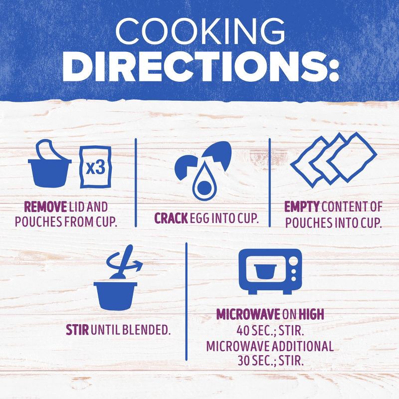 slide 7 of 9, Ore-Ida Just Crack an Egg Classic Breakfast Scramble Kit with Potatoes, Cheese, Bacon - 3oz, 3 oz