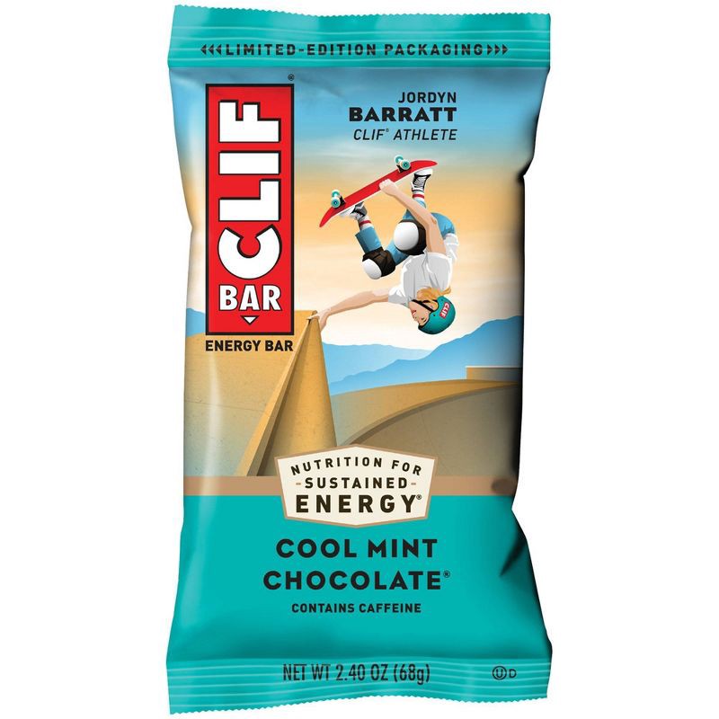 slide 7 of 7, CLIF Bar Cool Mint Chocolate Energy Bars - 12ct, 12 ct