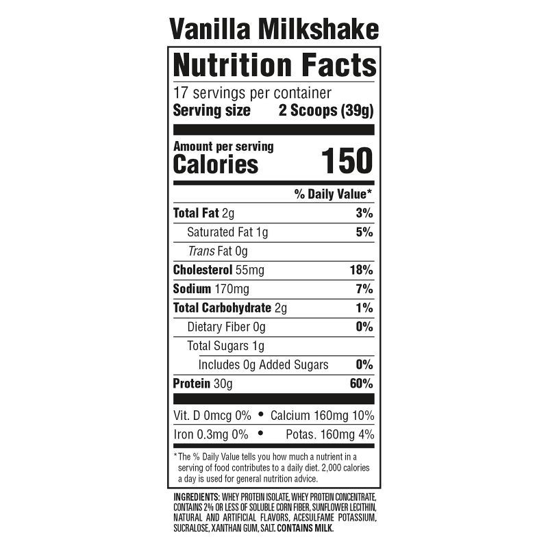 slide 7 of 7, Premier Protein 100% Whey Protein Powder - Vanilla Milkshake - 17 Serve, 1 ct