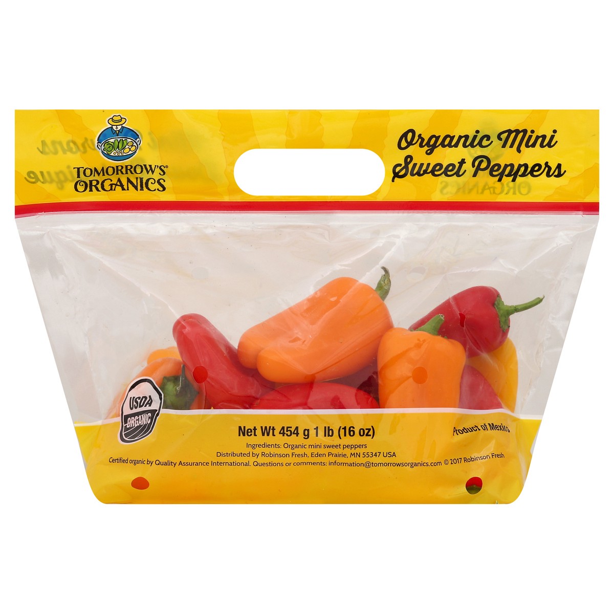 slide 6 of 6, Tomorrow's Organics Organic Sweet Pepper, 16 oz