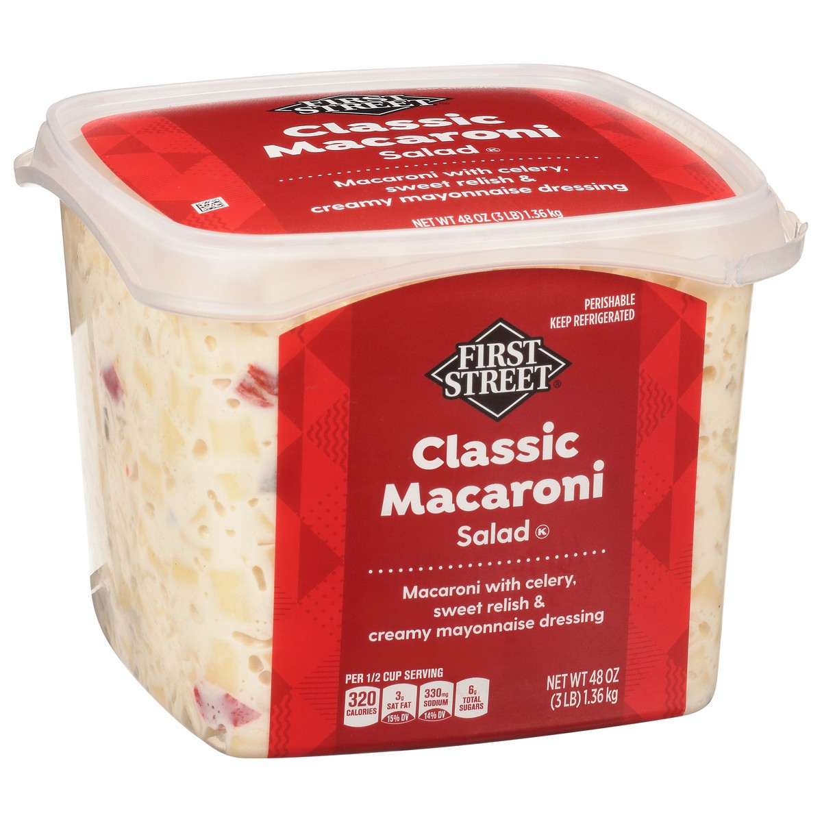 slide 9 of 14, First Street Macaroni Salad, 3 lb