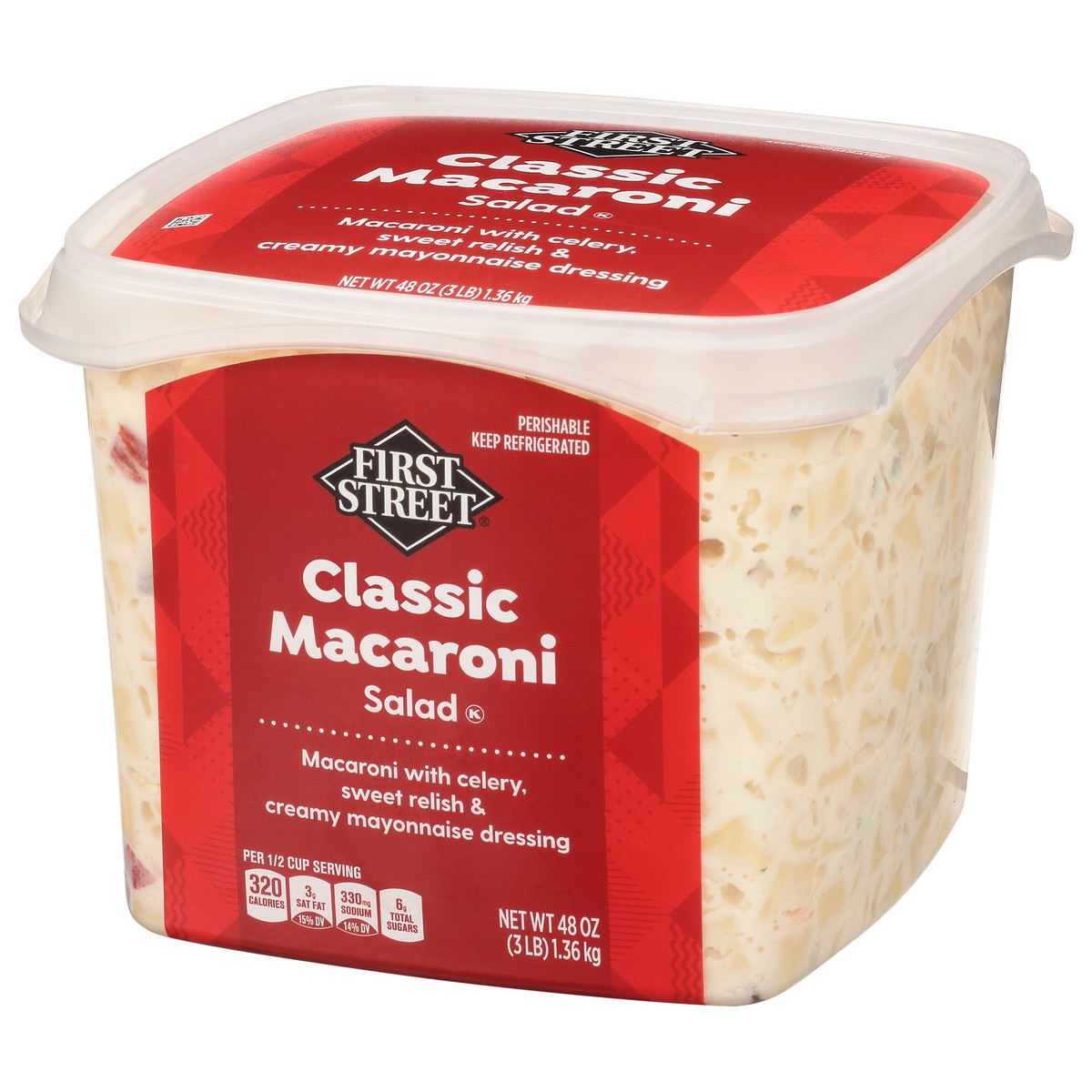 slide 5 of 14, First Street Macaroni Salad, 3 lb