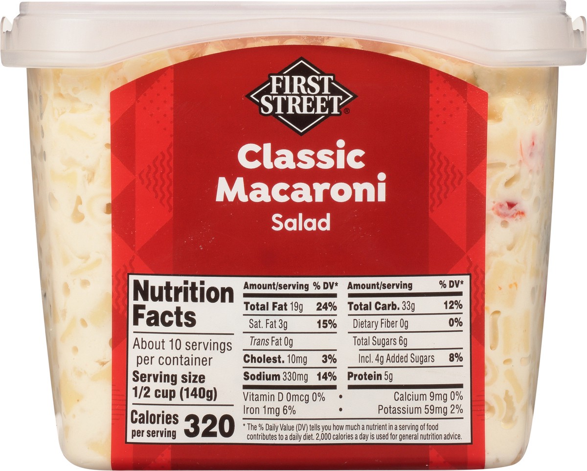 slide 11 of 14, First Street Macaroni Salad, 3 lb