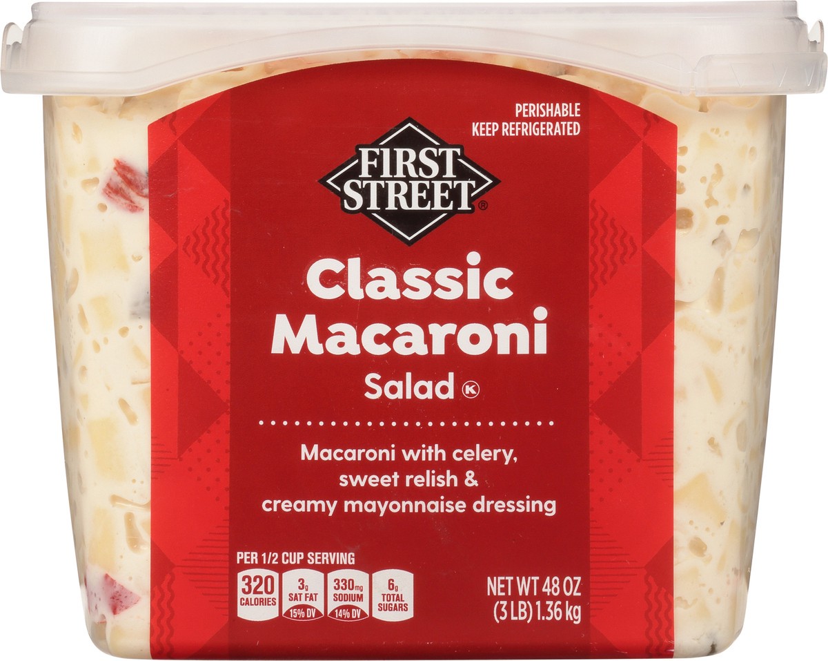 slide 10 of 14, First Street Macaroni Salad, 3 lb