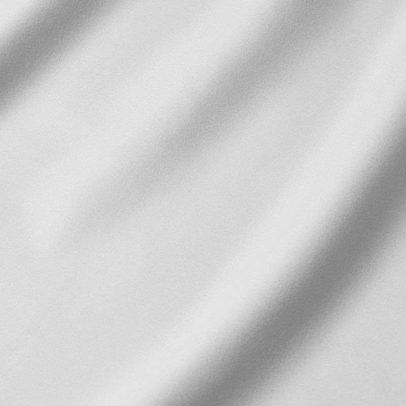 slide 4 of 4, Twin/Twin XL Microfiber Sheet Set White - Room Essentials™: Polyester, Peached, OEKO-TEX Certified, 1 ct