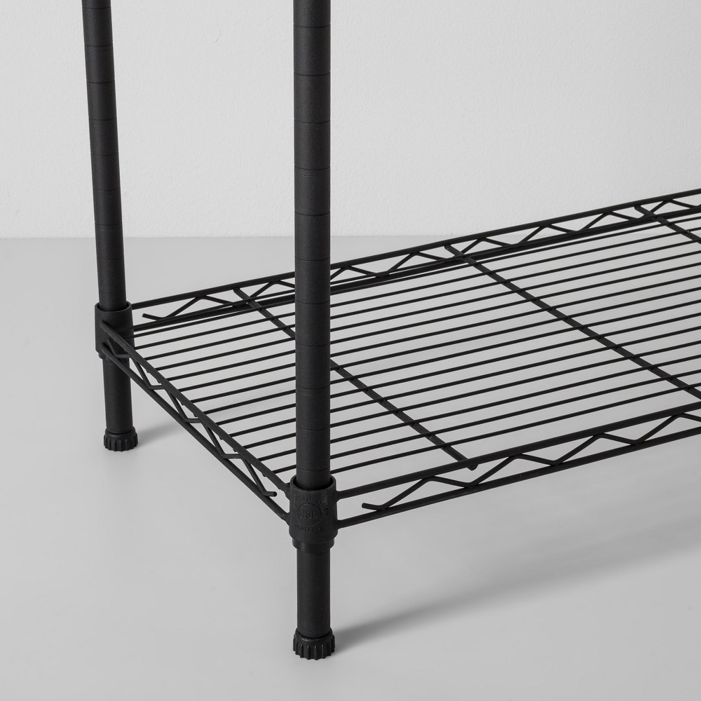 slide 3 of 5, 3 Tier Wire Shelf Black - Made By Design, 1 ct