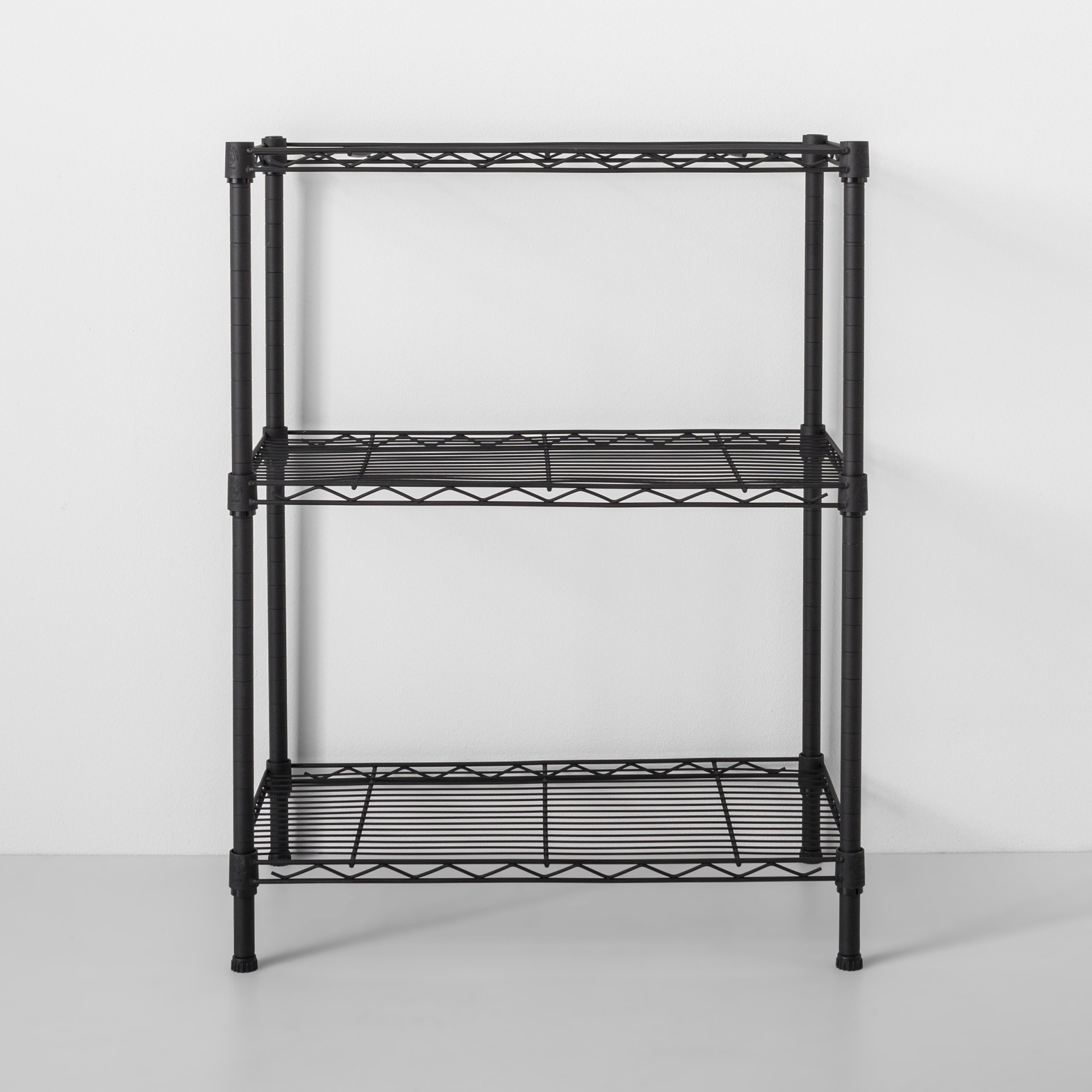 slide 1 of 5, 3 Tier Wire Shelf Black - Made By Design, 1 ct
