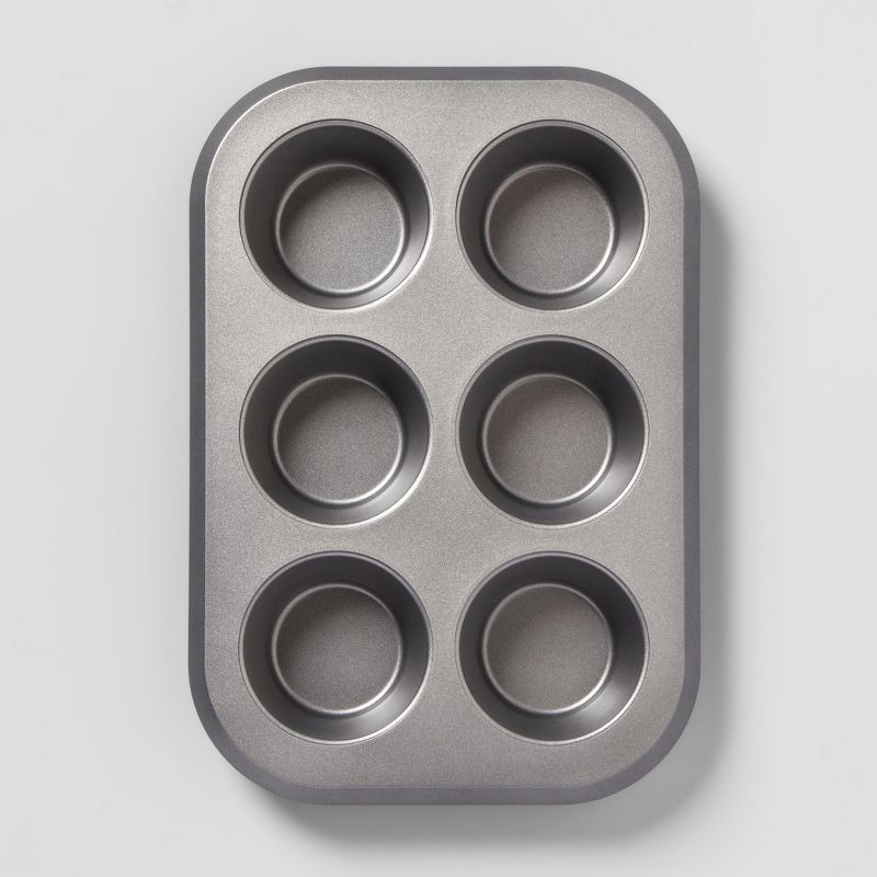 Muffin Pan - Stainless Steel (6 Cup)