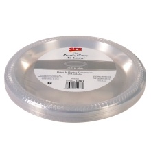 slide 1 of 1, GFS Clear Plastic Plates, 25 ct