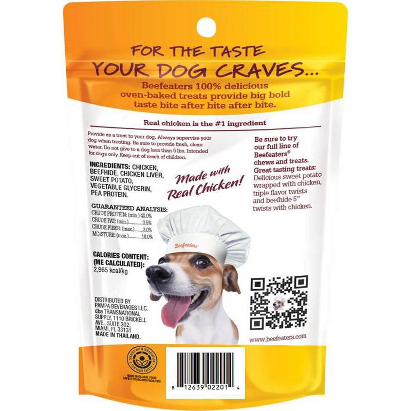 slide 2 of 3, Beefeaters Beefhide Kabob Rawhide Dog Treats - 28oz, 28 oz