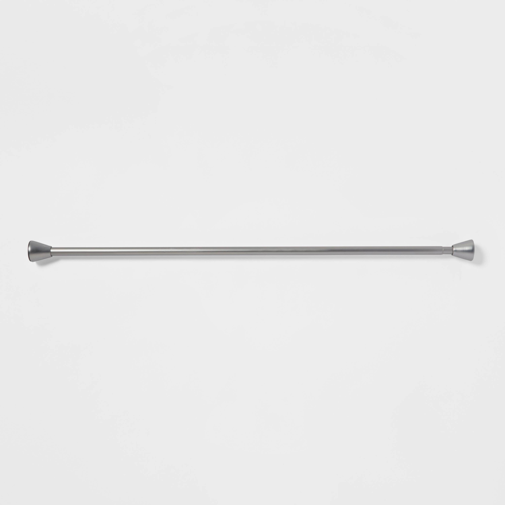 86" Tapered Finial Tension Aluminum Shower Curtain Rod Made By Design