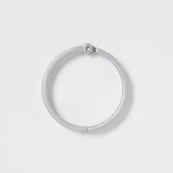Rustproof Aluminum Shower Curtain Ring Hook - Threshold™