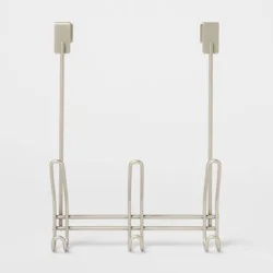 3 Over the Door Hook Satin - Threshold
