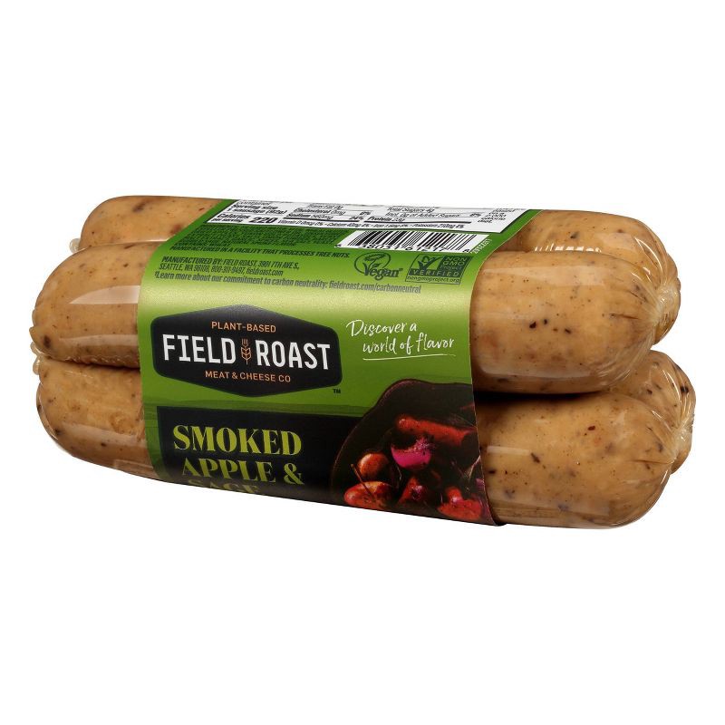 slide 3 of 3, Original Field Roast Field Roast Vegan Smoked Apple & Sage Plant Based Sausages - 12.95oz/4ct, 12.95 oz, 4 ct