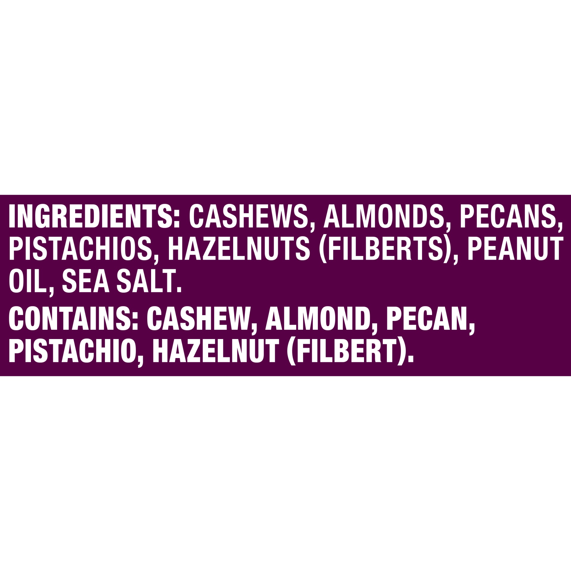 slide 14 of 14, Planters Deluxe Mixed Nuts with Cashews, Almonds, Pecans, Pistachios, Hazelnuts & Sea Salt, 34 oz