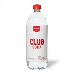 Club Soda - 33.8 fl oz Bottle - Market Pantry™