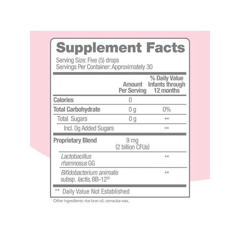 slide 3 of 8, Culturelle Baby Calm + Comfort Probiotic Drops for Colic Reduction for Babies and Infants - 0.29 fl oz, 0.29 fl oz