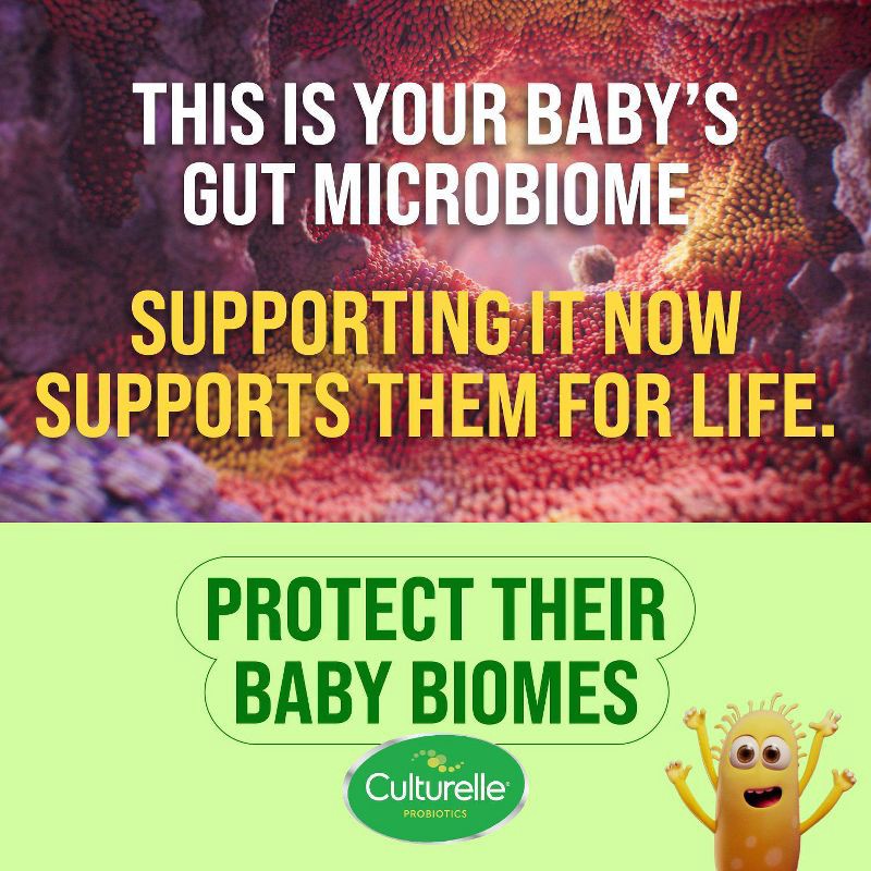 slide 8 of 8, Culturelle Baby Immune + Digestive Support Probiotic Drops for Infants & Newborns - 0.3 fl oz, 0.3 fl oz