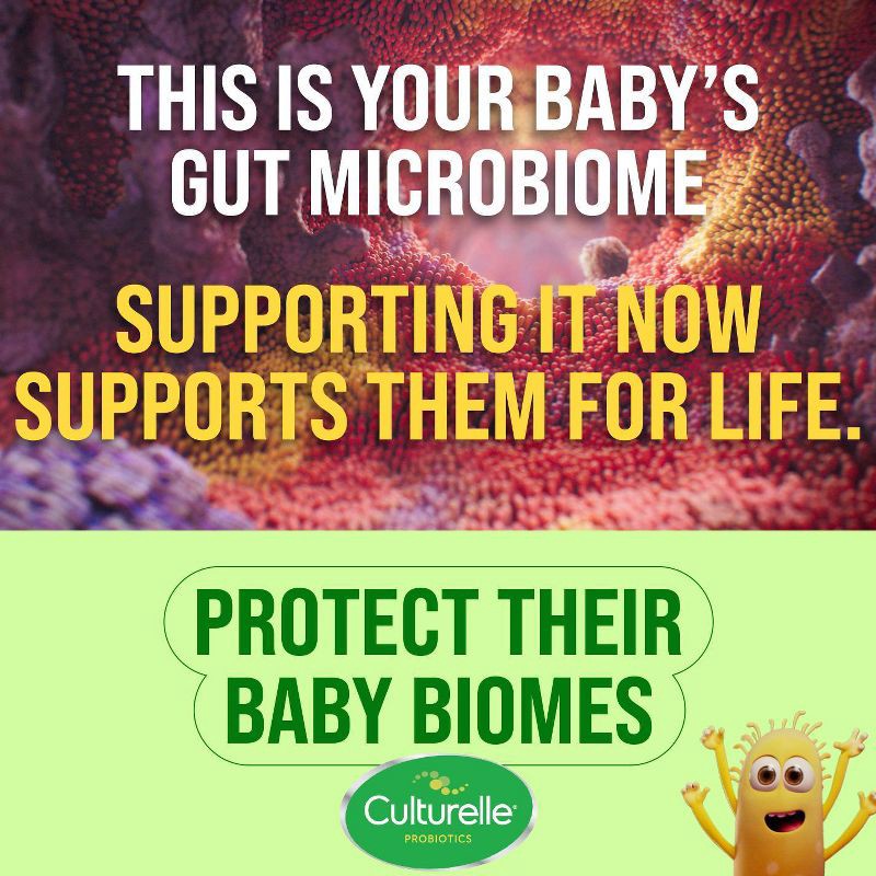 slide 11 of 12, Culturelle Baby Immune + Digestive Support Probiotic Drops for Infants & Newborns - 0.3 fl oz, 0.3 fl oz