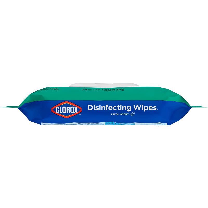slide 2 of 17, Clorox Fresh Scent Disinfecting Wipes - 75ct, 75 ct